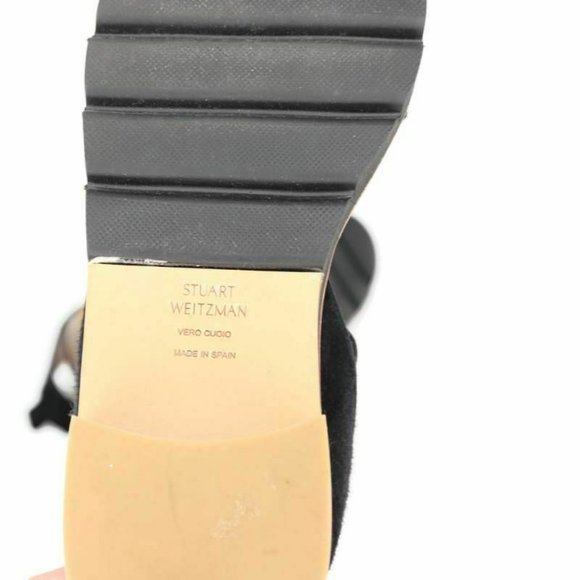 Stuart Weitzman Womens Topical Flat Sandals Black - Picture 5 of 10